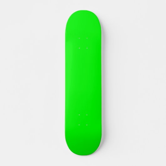 Skateboard Neon Green Skate (Devant)