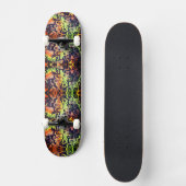 Skateboard Neon Lime Fire Skate (Recto)