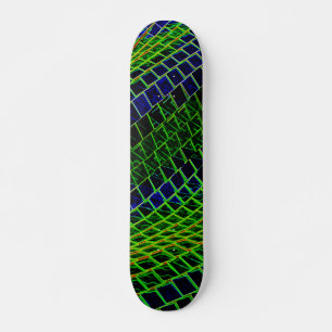Skateboard Neon motif