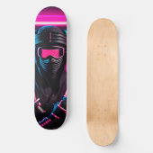 Skateboard néon ninja (Recto)