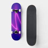 Skateboard Neon Pink Lightning (Recto)