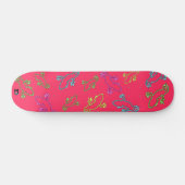 Skateboard Neon Rose avec Neon Lizards Dd Marque (Horz)