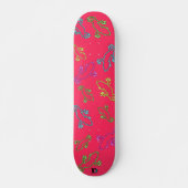 Skateboard Neon Rose avec Neon Lizards Dd Marque (Devant)