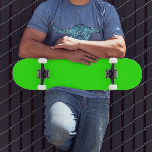 Skateboard Néon sécurité (Extérieur 3)