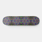 Skateboard Neon Star Motif Skate (Horz)