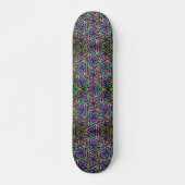 Skateboard Neon Star Motif Skate (Devant)
