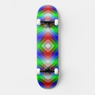 Skateboard Neon Stripes Skate