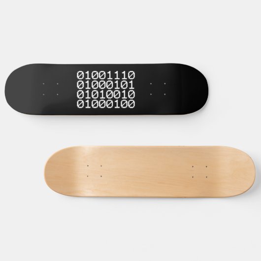 SKATEBOARD NERD BINAIRE (Horz)