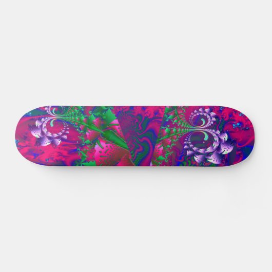 Skateboard Nerdberries Fractale psychédélique (Horz)