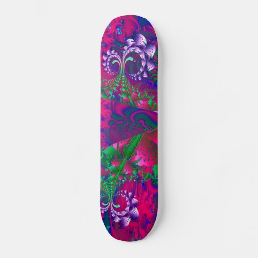 Skateboard Nerdberries Fractale psychédélique (Recto)