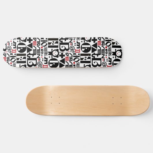 SKATEBOARD NERETTO (Horz)