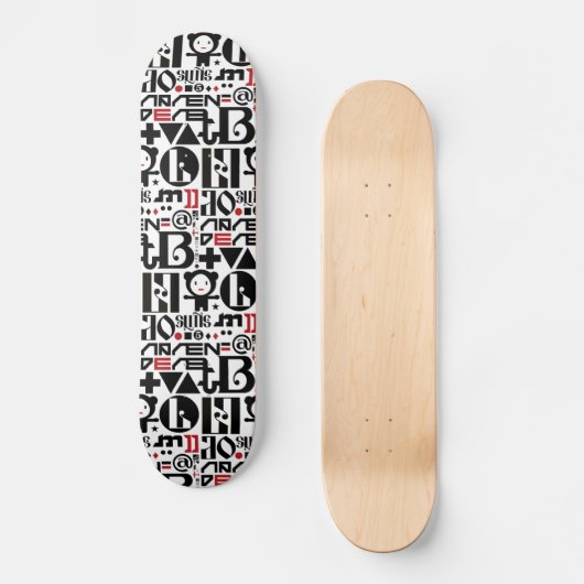 SKATEBOARD NERETTO (Recto)