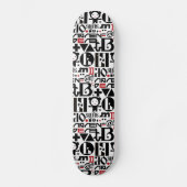 SKATEBOARD NERETTO (Recto)