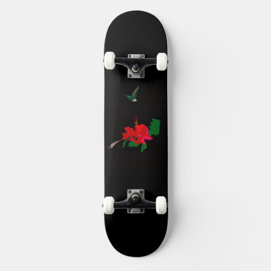 Skateboard Nevoy Ryder Hibiscus Flower & Hummingbird Board (Recto)