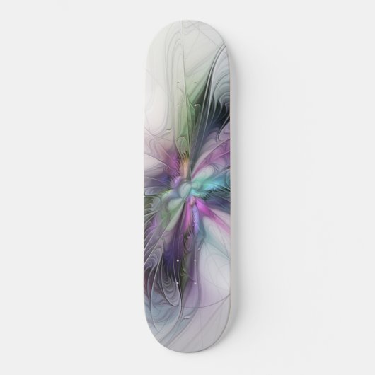 Skateboard New Life, Colorful Abstract Fractal Art Fantasy (Recto)