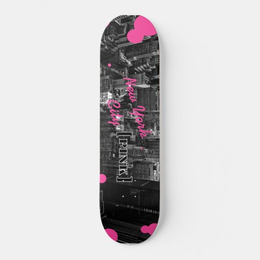 Skateboard New York City [rose] (Recto)