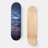 Skateboard Night Desert Pleine lune (Recto)