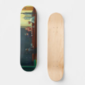 Skateboard Nighthawks peinture d'Edward Hopper (Recto)