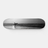 Skateboard Niveaux de gris du surfeur du matin (Horz)