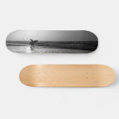 Skateboard Niveaux de gris du surfeur du matin (Horz)