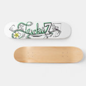 Skateboard No. chanceux 7 clair (Horz)