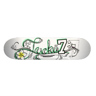 Skateboard No. chanceux 7 clair