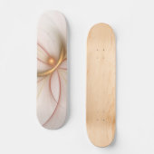 Skateboard Noble Cuivre Et Or Abstrait Art Fractal Moderne (Recto)
