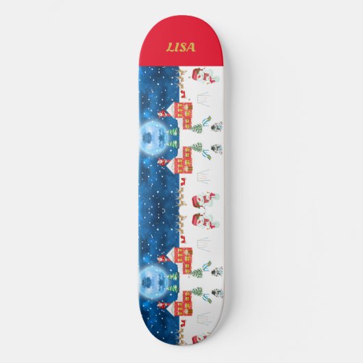 Skateboard Noël (Recto)