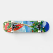 Skateboard Noël de plage (Horz)