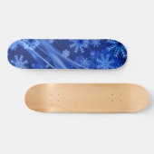 Skateboard Noël des Flèches de neige en hiver (Horz)