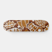 Skateboard Noël Gingerbread Cookies de vacances (Horz)
