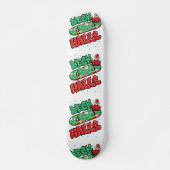 Skateboard Noël Skateboard Deck the Halls (Devant)