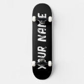 Skateboard Noir (Recto)