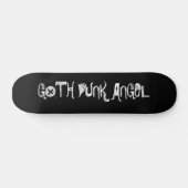 SKATEBOARD NOIR, ANGE DE PUNK DE GOTH (Horz)