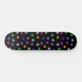 Skateboard noir coloré (Horz)