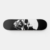 Skateboard Noir de crâne (Horz)