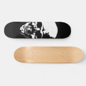 Skateboard Noir de crâne (Horz)