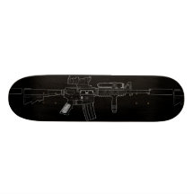 Noir de plate-forme de planche à roulettes de M4