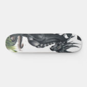 Skateboard noir-dragon (Horz)