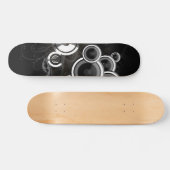 Skateboard Noir et blanc (Horz)