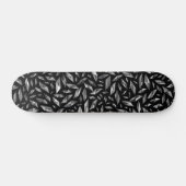 Skateboard Noir et blanc brisés (Horz)
