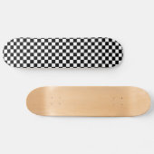 Skateboard Noir et blanc Checkered (Horz)