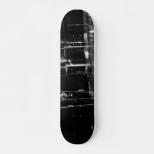 Skateboard noir et blanc photo abstraite