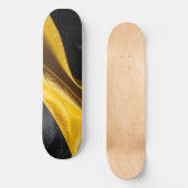 Skateboard noir et jaune (Recto)