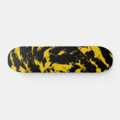 Skateboard noir et jaune (Horz)