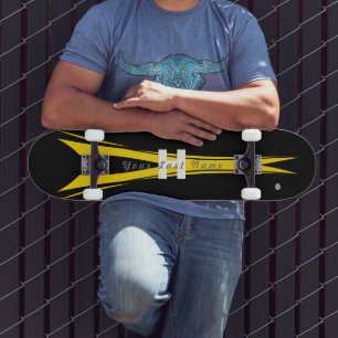 Skateboard noir et jaune HAMbyWG