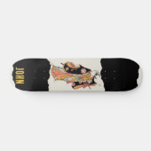 Skateboard noir japonais Samurai (Horz)
