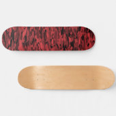 Skateboard Noir rouge Motif Abstrait (Horz)