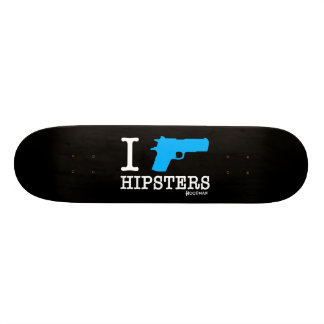 Skateboard Noir tire hippies de Hoodman "je"