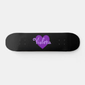 Skateboard Nom dans Purple (Horz)